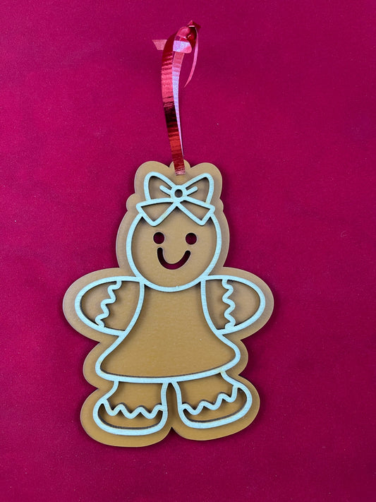 Christmas Ornament, Ginger Bread Women