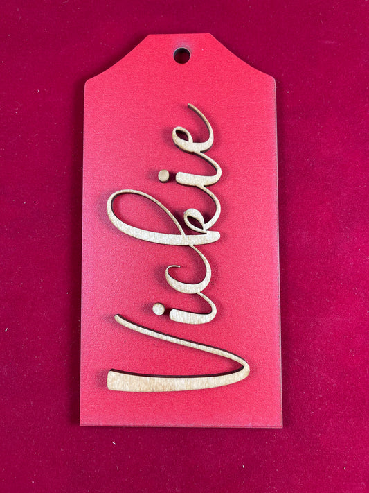 Stocking Tag, Custom